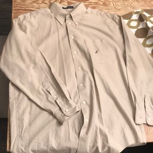 Khaki Nautica Button up Casual longsleeve